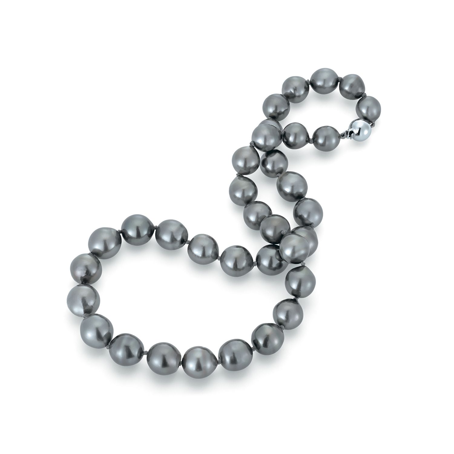Schmuck Ketten Perlenketten echte Perlen wei\u00df Luxus Designer Kette 