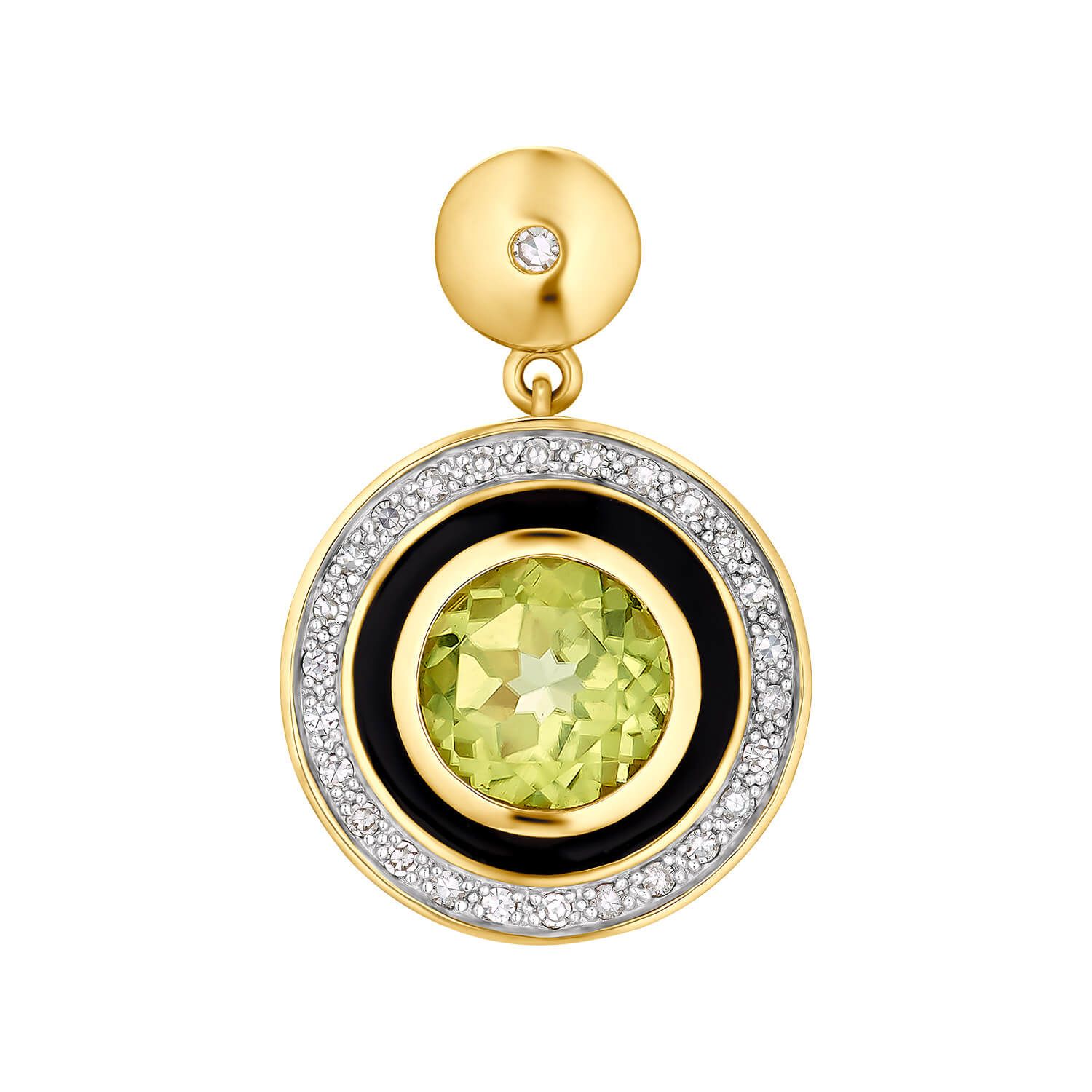 Peridot Diamant Anhänger Gold 585 | Dorotheum Juwelier | Kettenanhänger