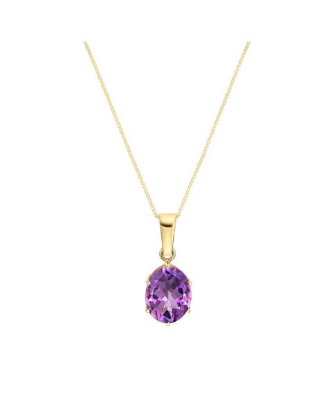 Amethyst Collier Gold 585
