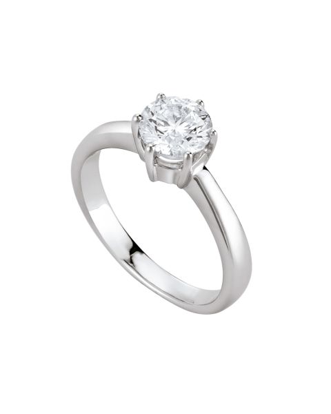 Diamant Ring Weißgold 585 Brillant 1,00 ct.
