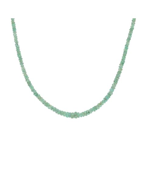 Smaragd Collier Silber 925