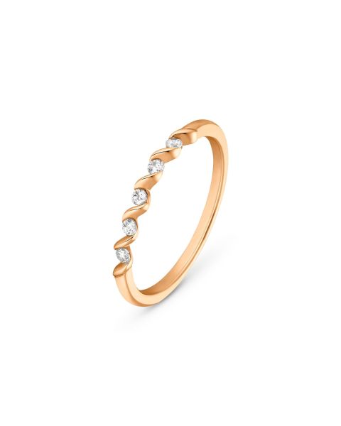 Brillant Ring Roségold 585 