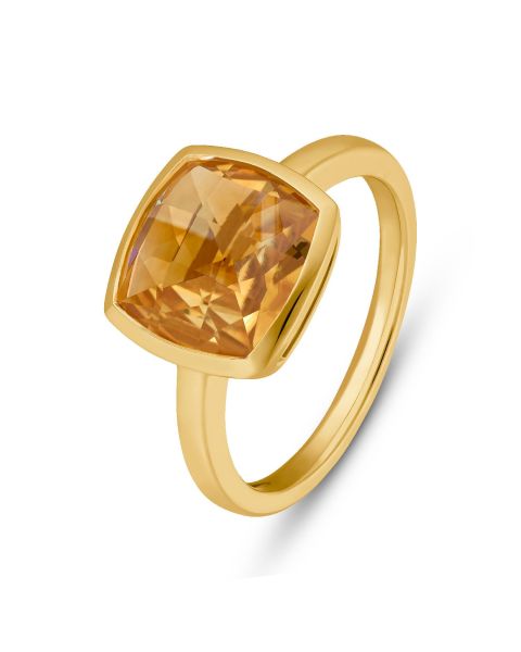 Citrin Ring Gold 585