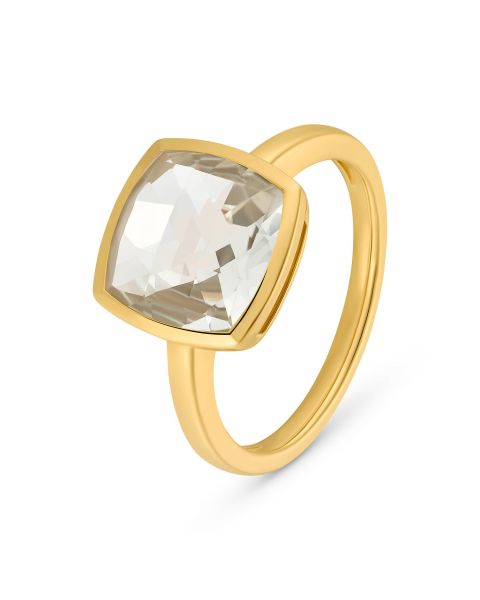 Quarz Ring Gold 585