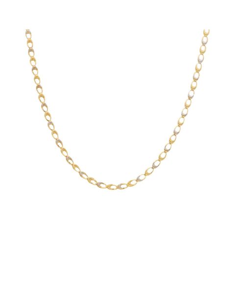 Collier Gold 585 bicolor