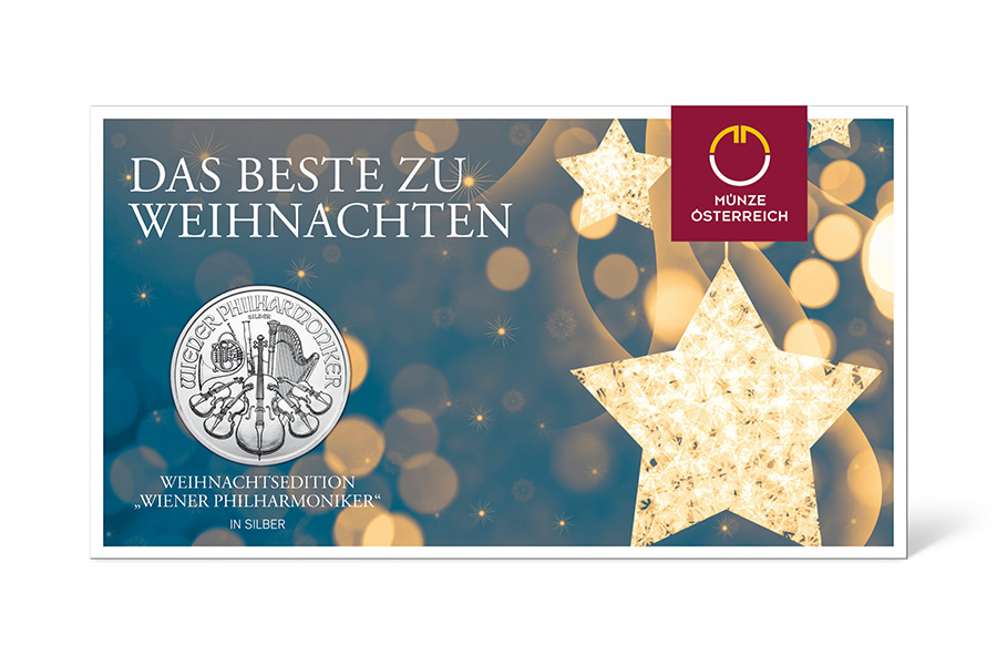 Weihnachtsmünze 2023 Wiener Philharmoniker